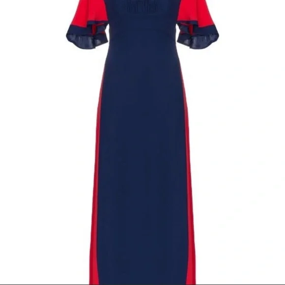 STAUD Maxi Colorblock Dress - Picture 2 of 3